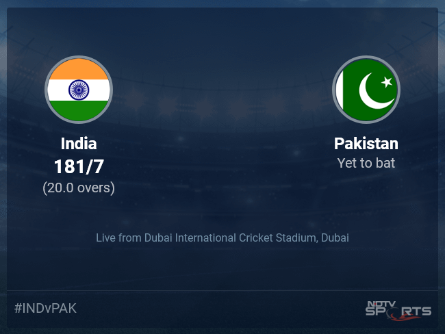 ind vs pak today match live score