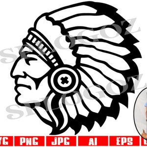 indian head clipart