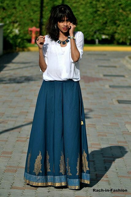 indian maxi skirt