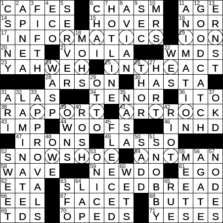 inferior substitute crossword clue