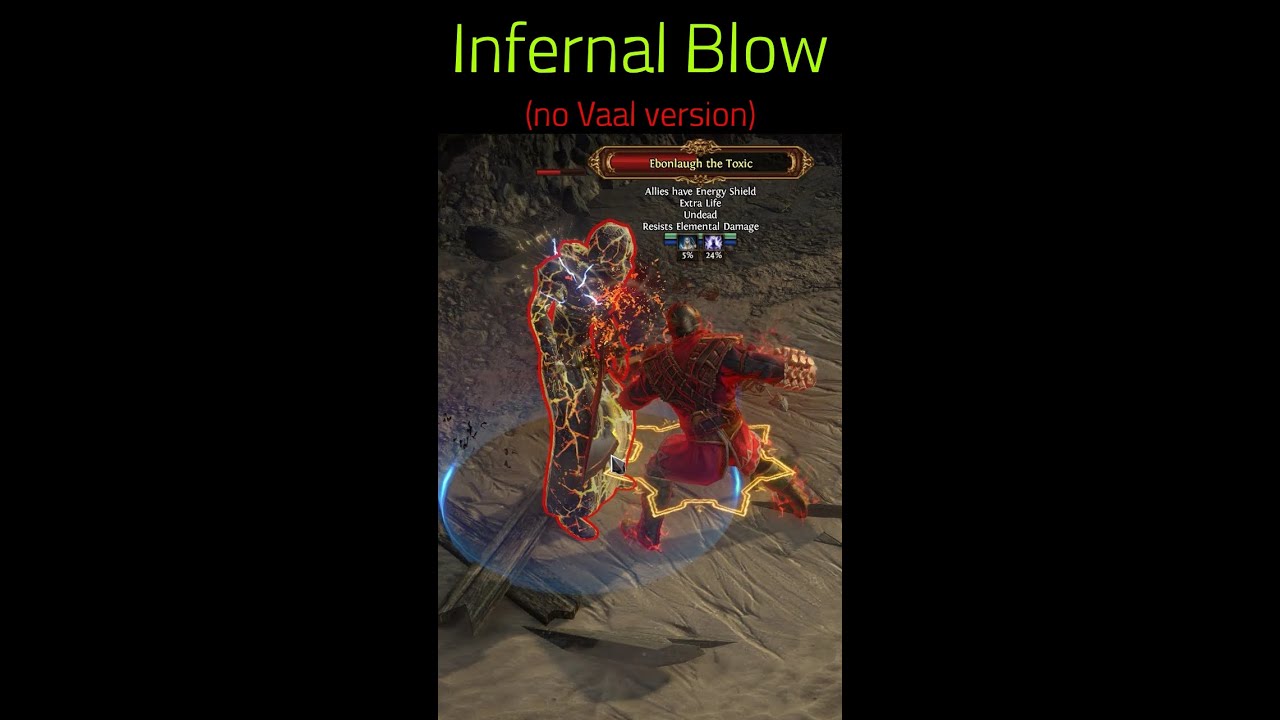 infernal blow poe