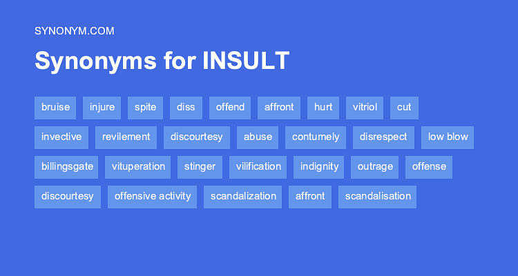 insult thesaurus