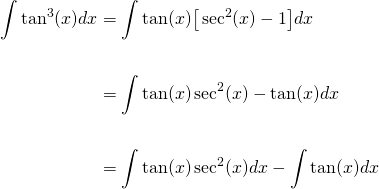 integral of tanx 3