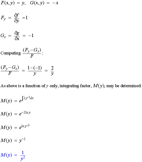 integrating factor calculator