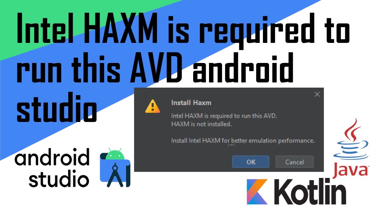 intel haxm is required to run this avd android studio