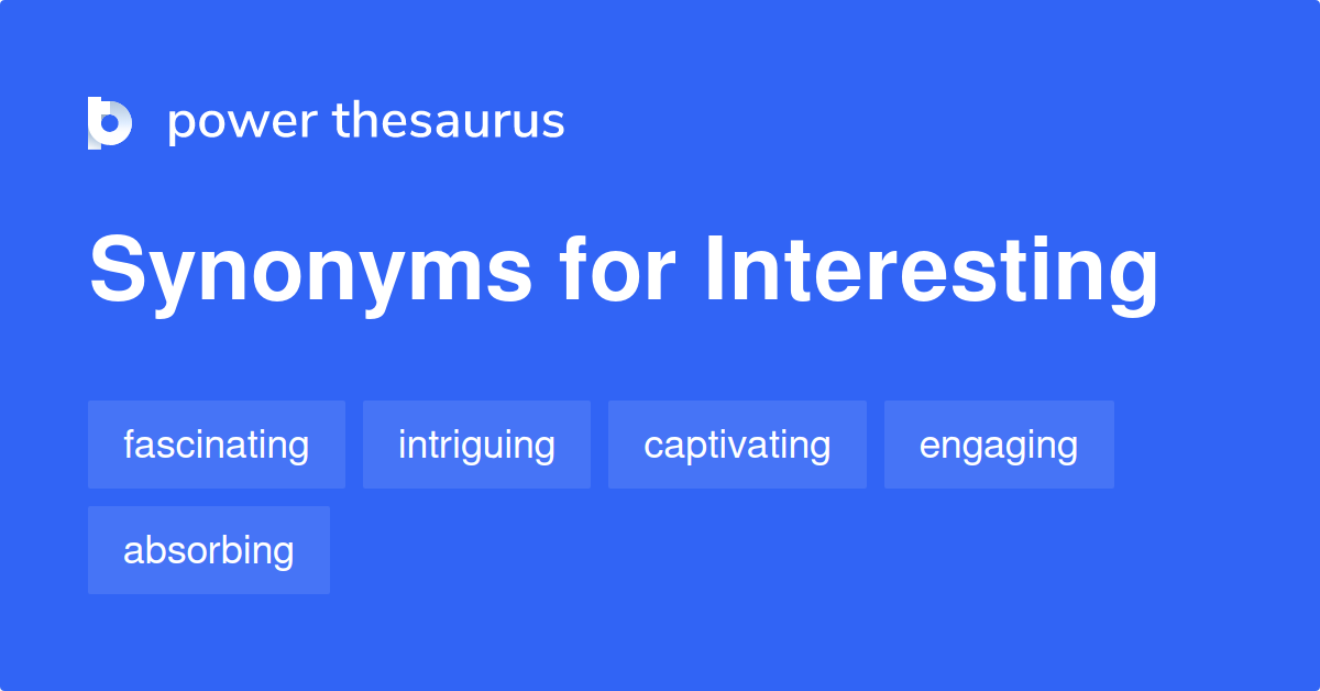 interesting synonyms