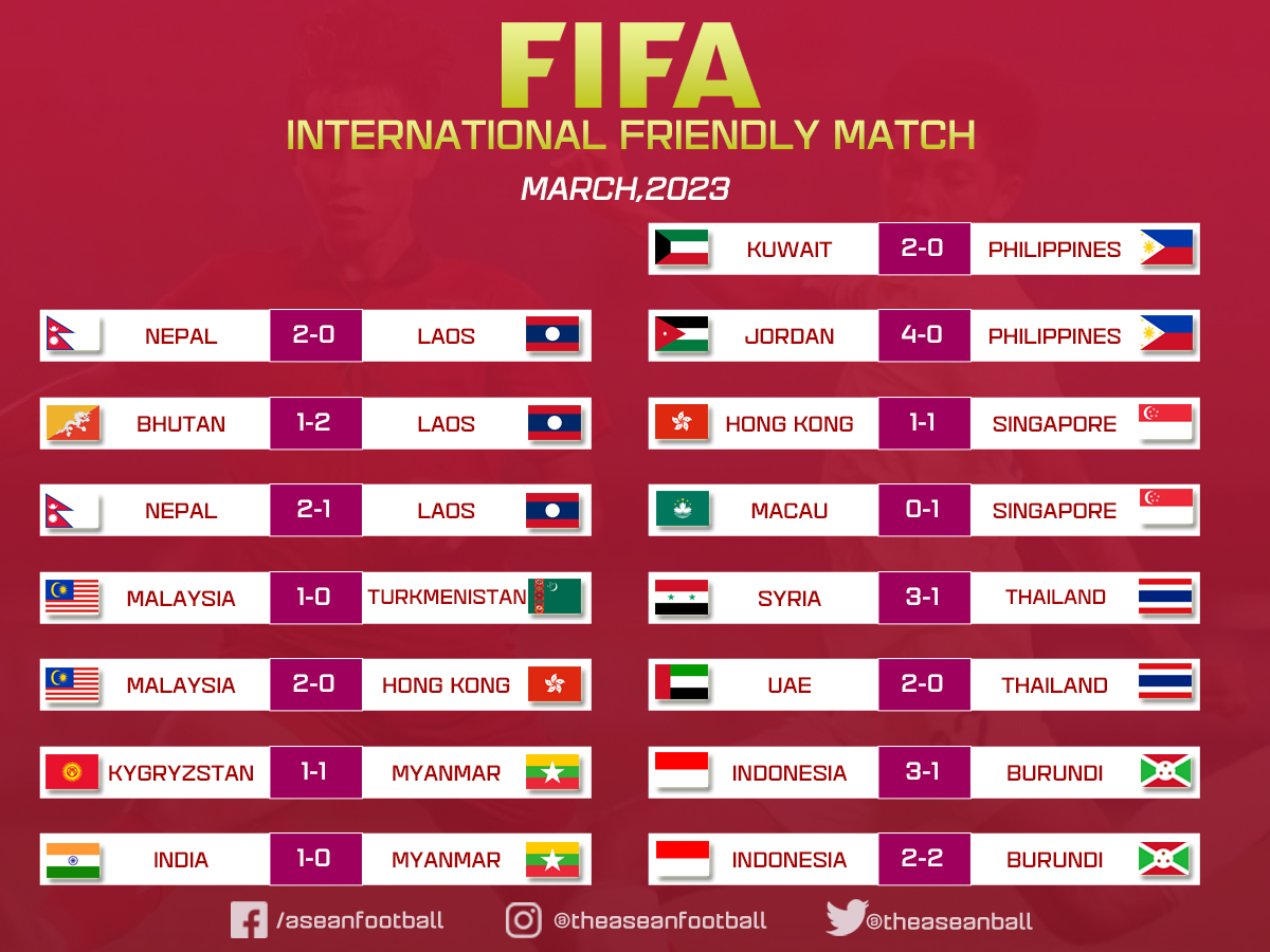 international friendly match fixture