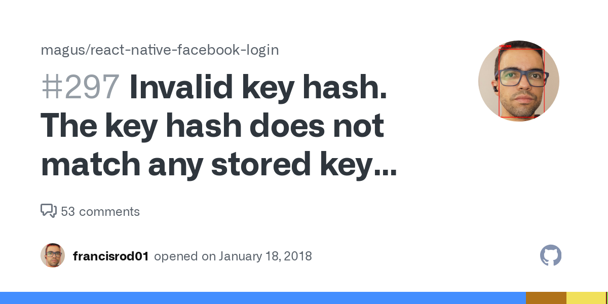 invalid key hash spotify