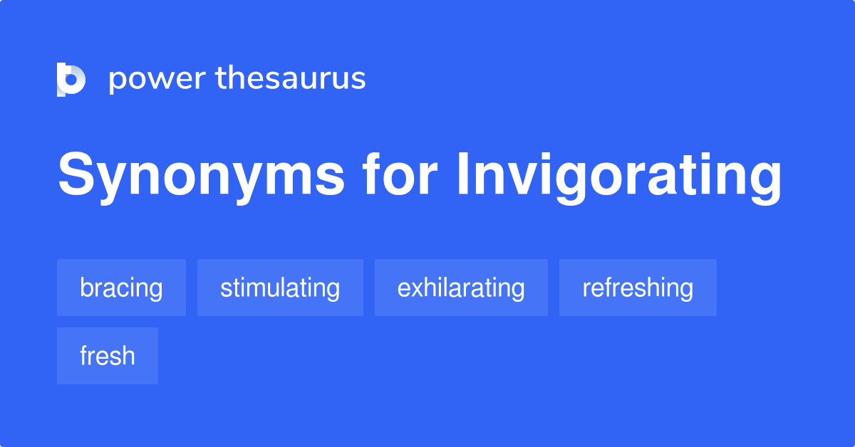 invigorating synonym