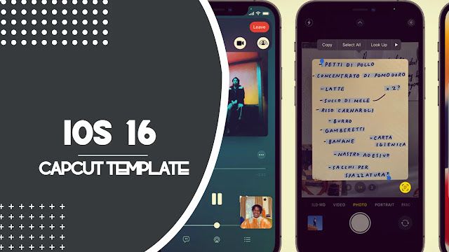 ios 16 features capcut template