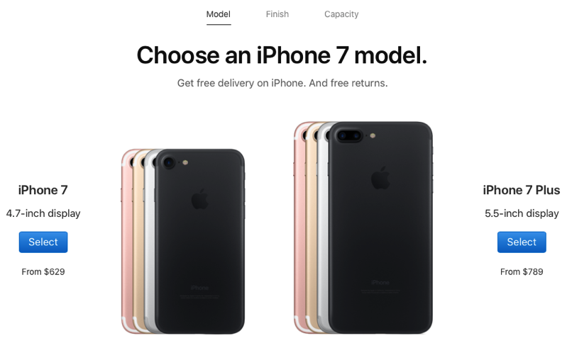 iphone 7 cost canada