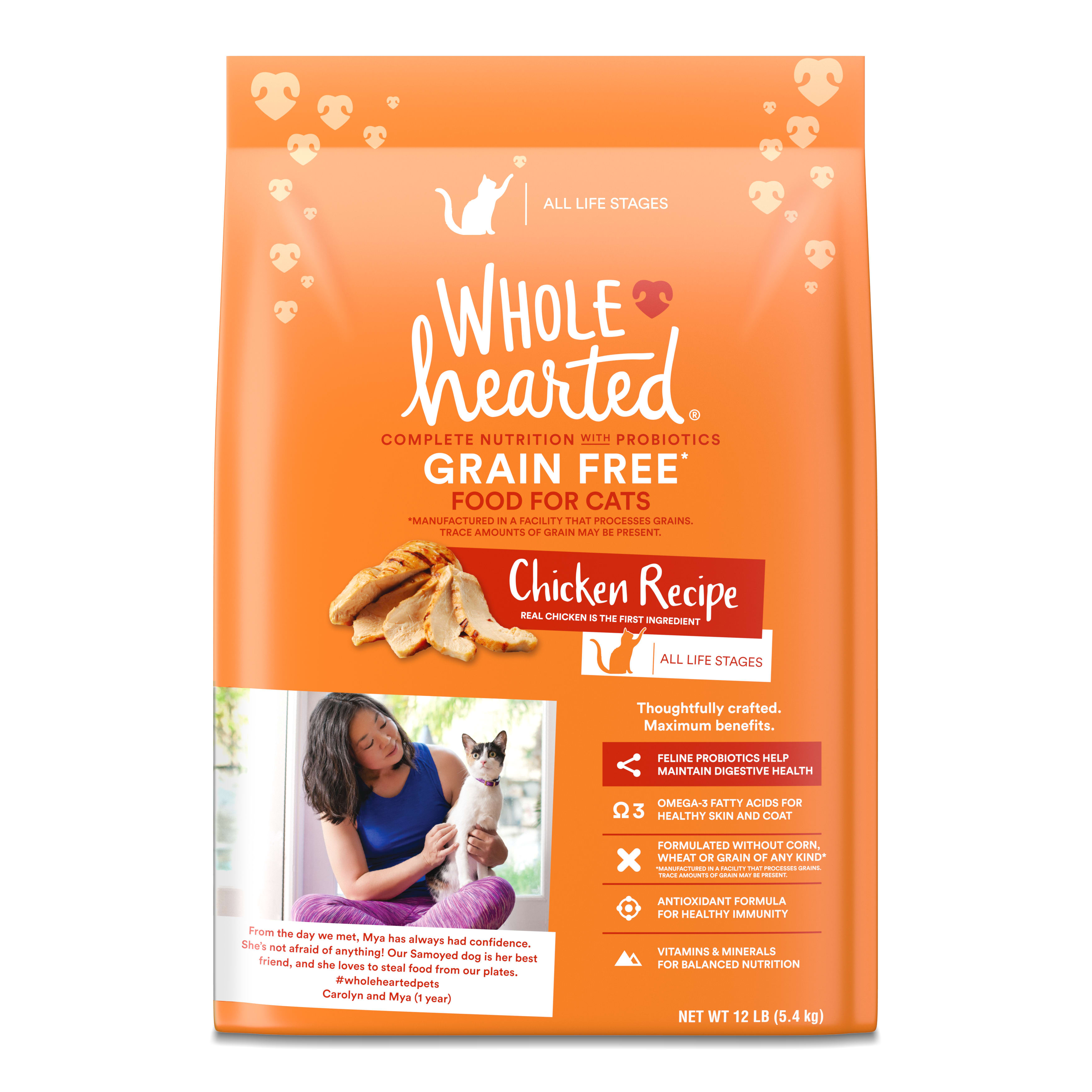 is whole hearted good cat food