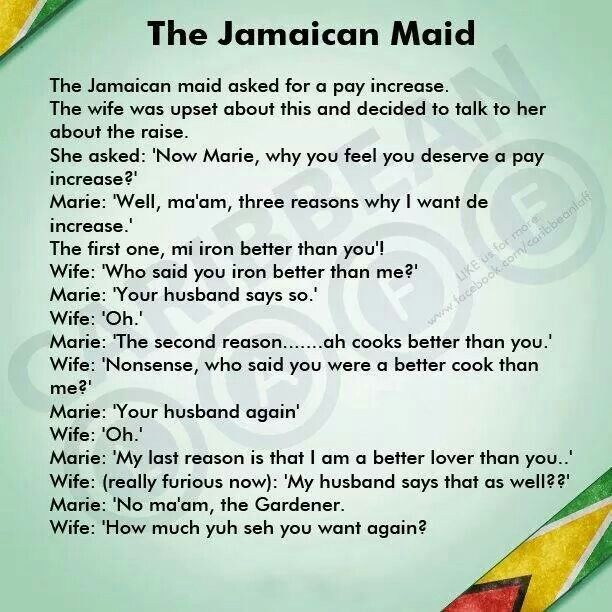 jamaican phrases funny