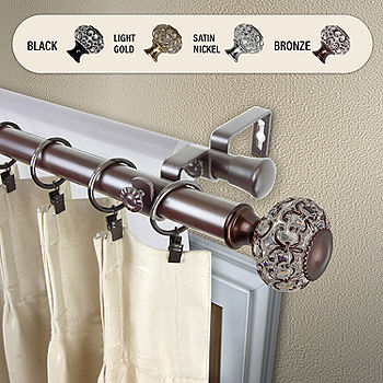 jcpenney double curtain rods