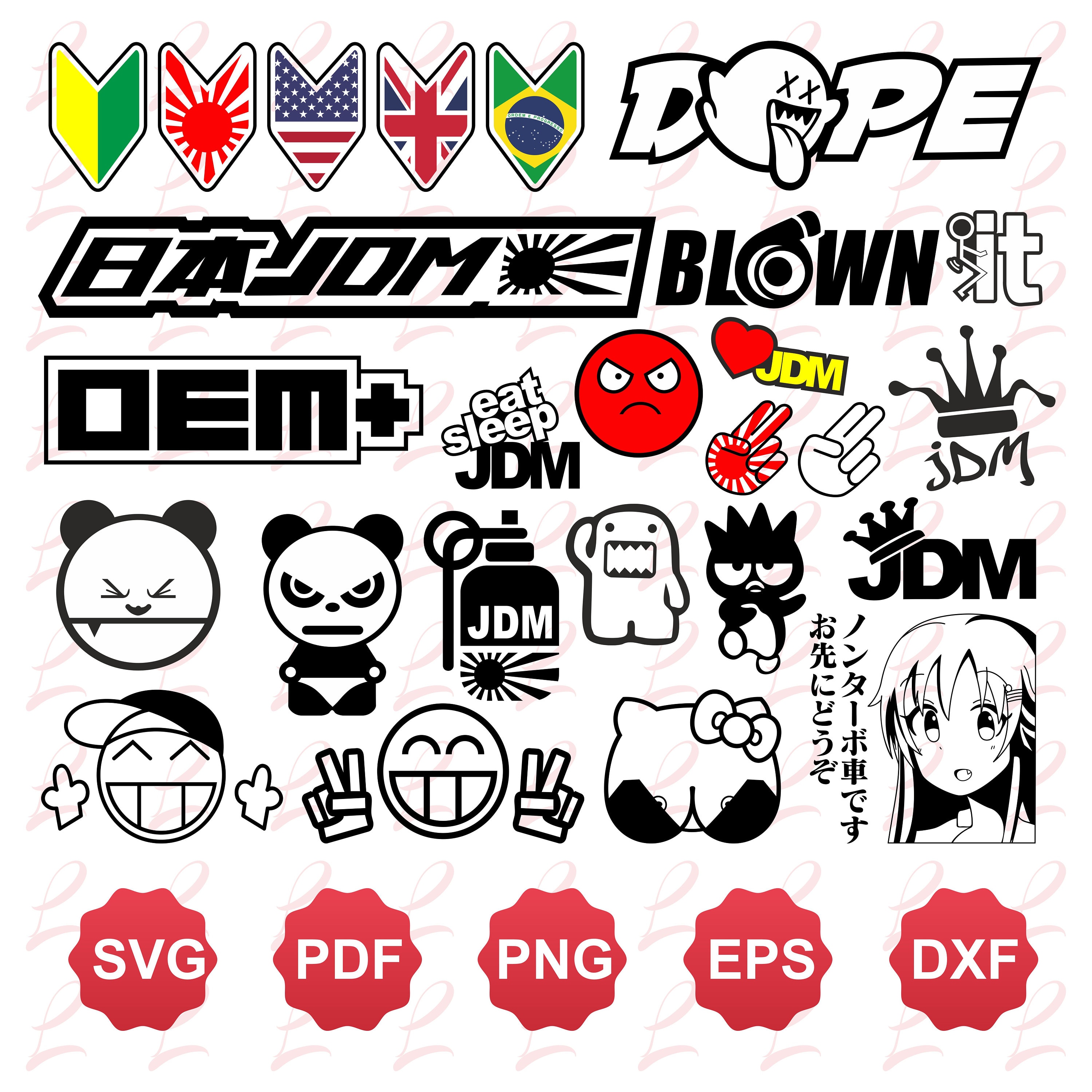 jdm decals