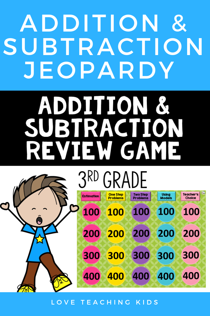 jeopardy addition and subtraction