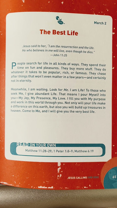 jesus calling march 2