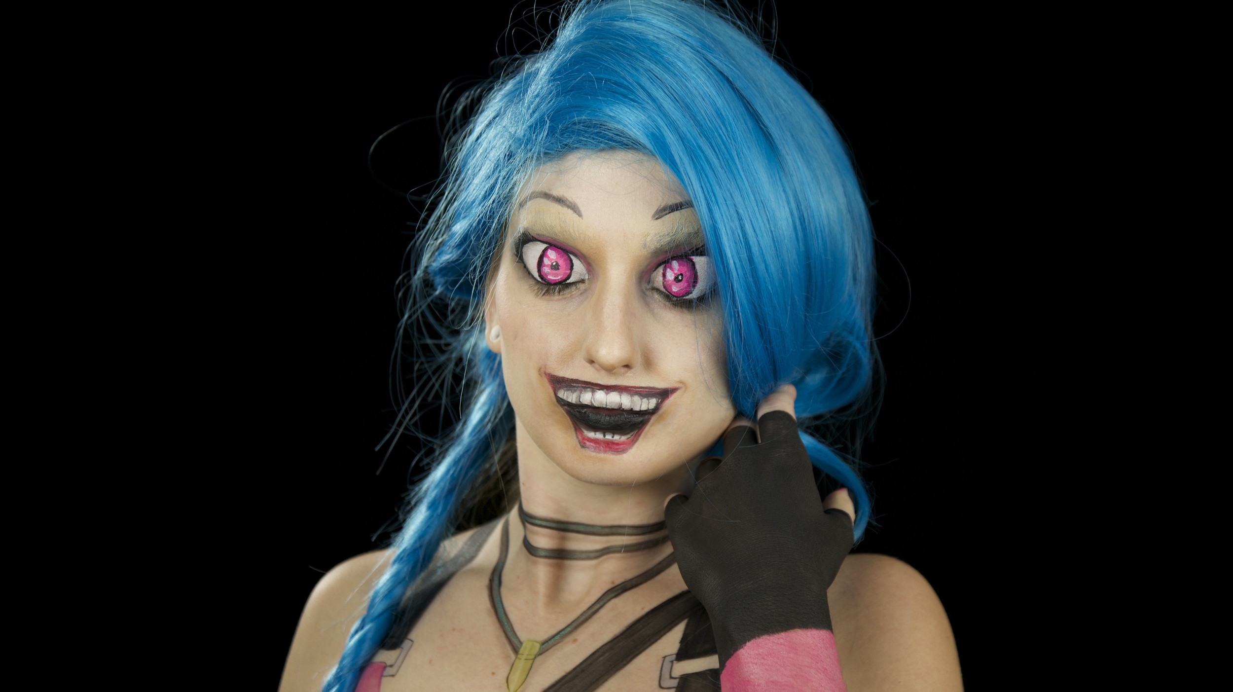 jinx league of legends eyes