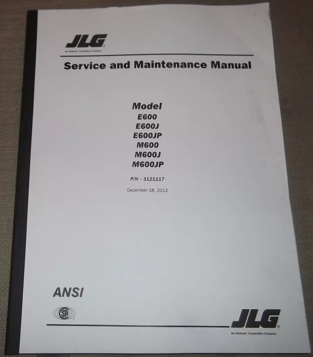 jlg manuales