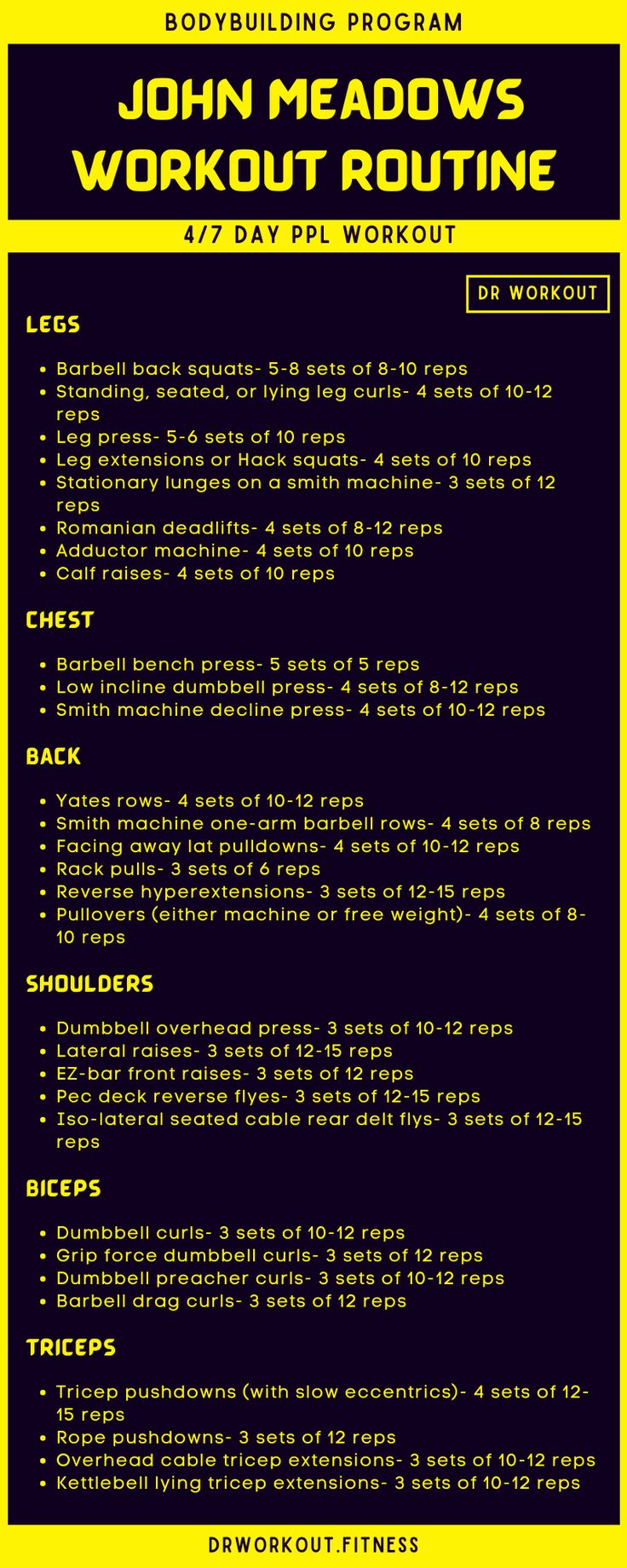 john meadows workout program