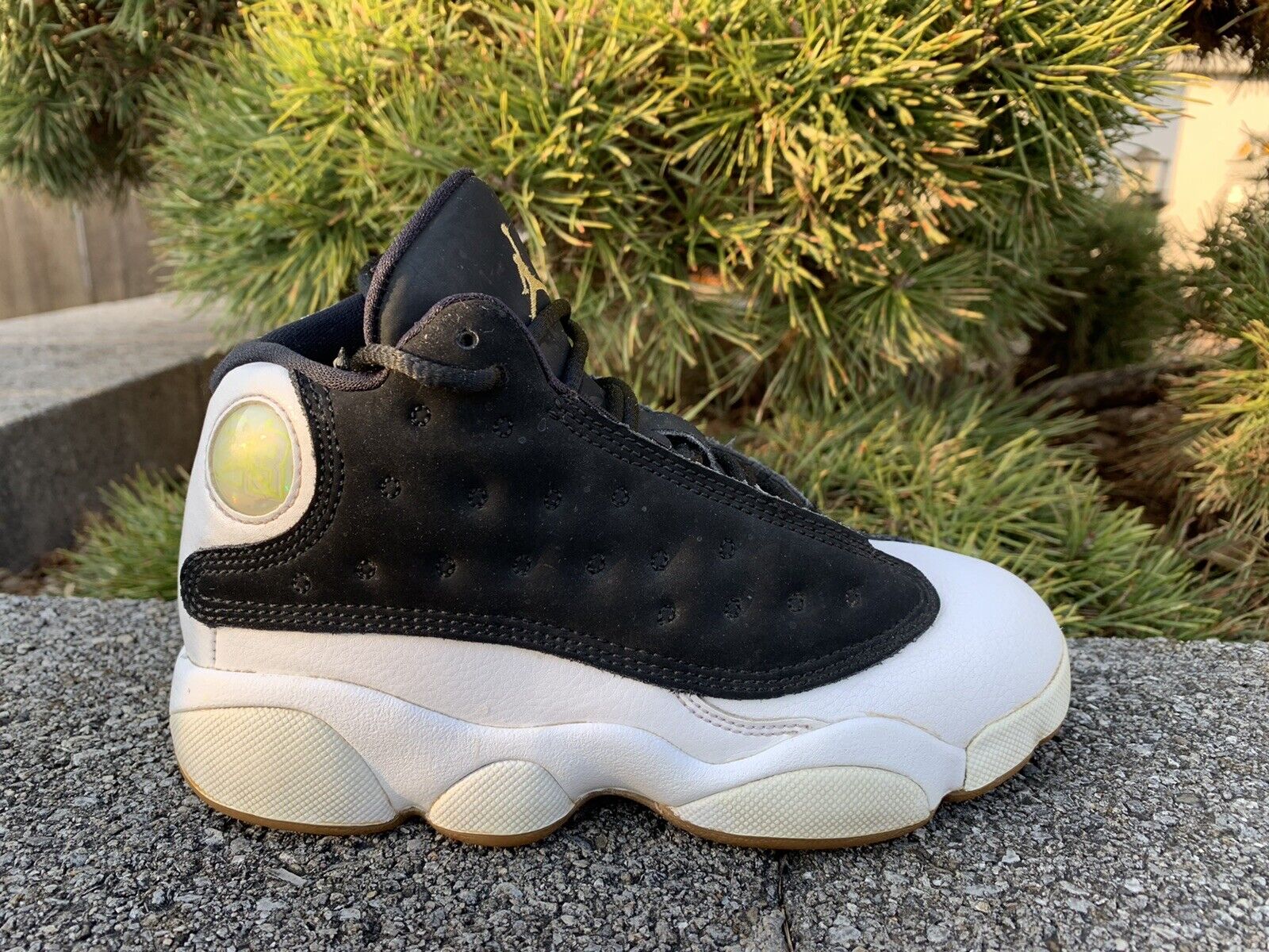 jordan 13 black white