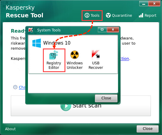 kaspersky recovery disk