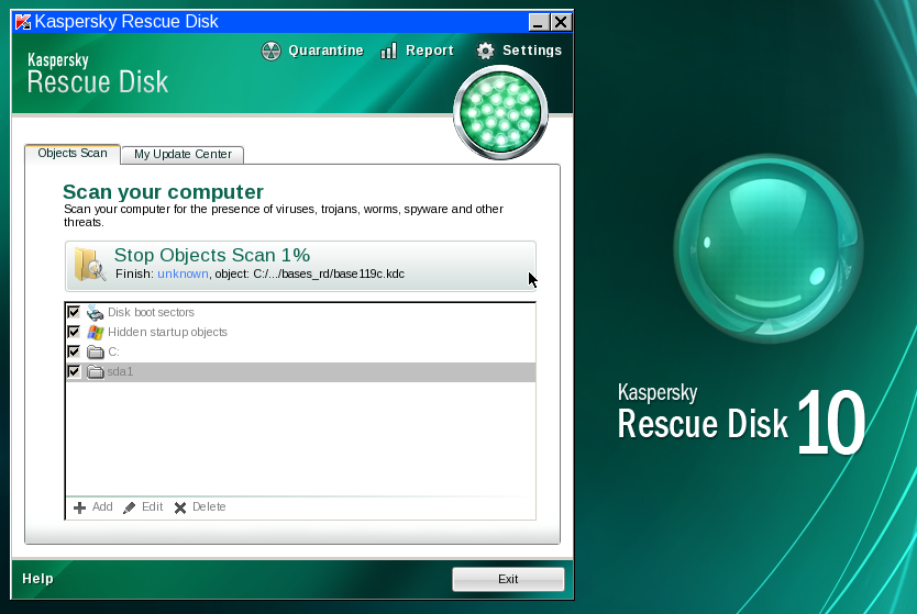 kaspersky rescue cd