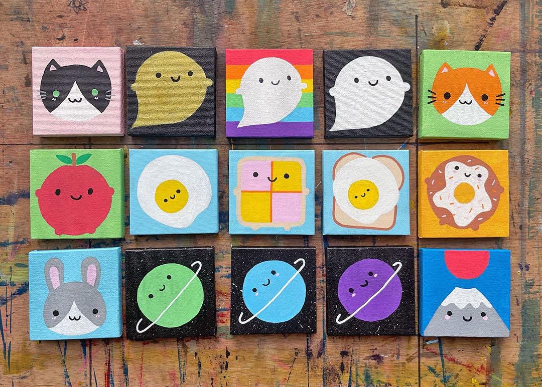 kawaii paintings