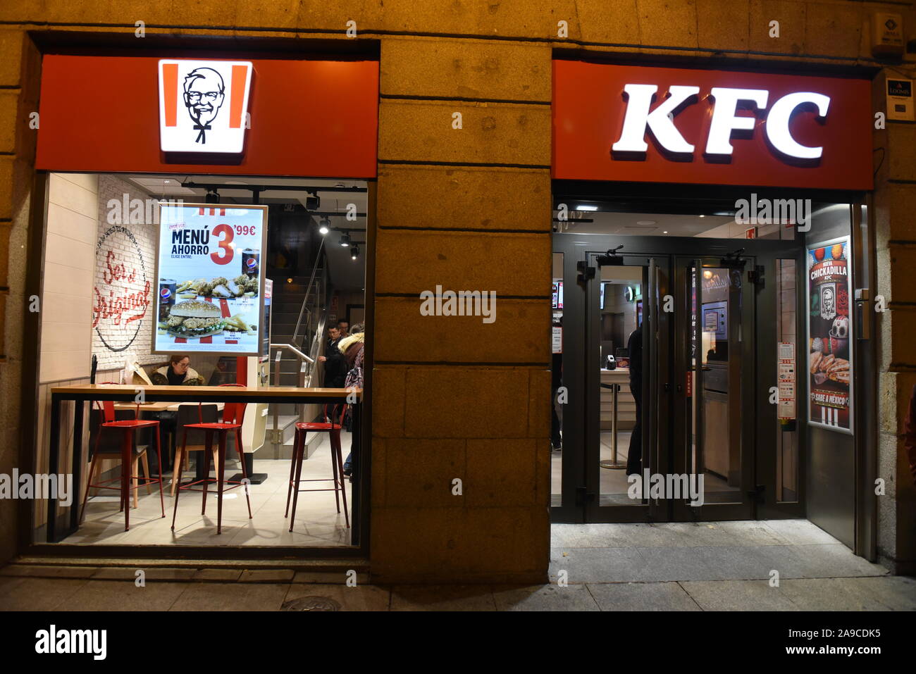 kfc madrid