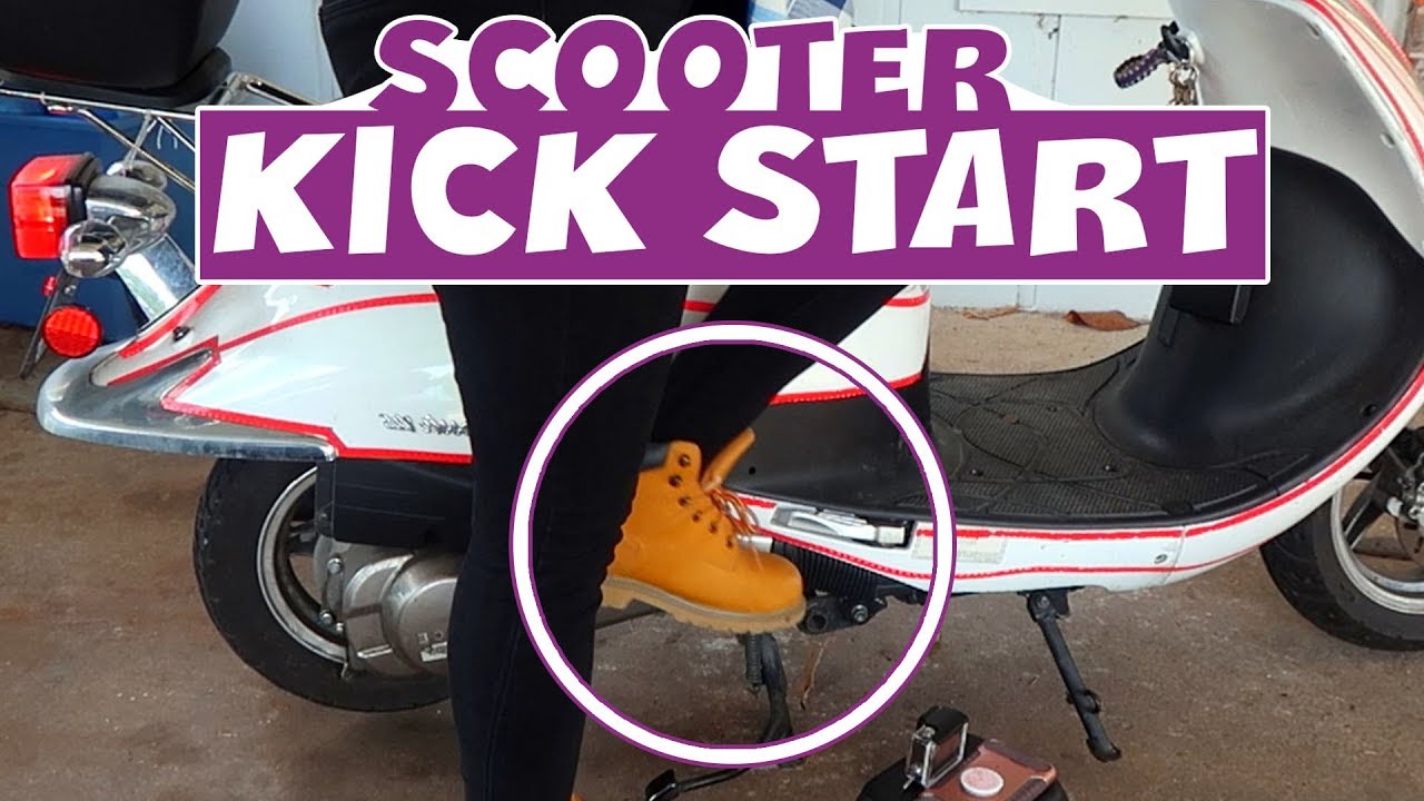 kickstart a scooter