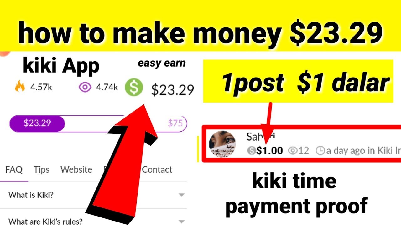 kiki app payment proof
