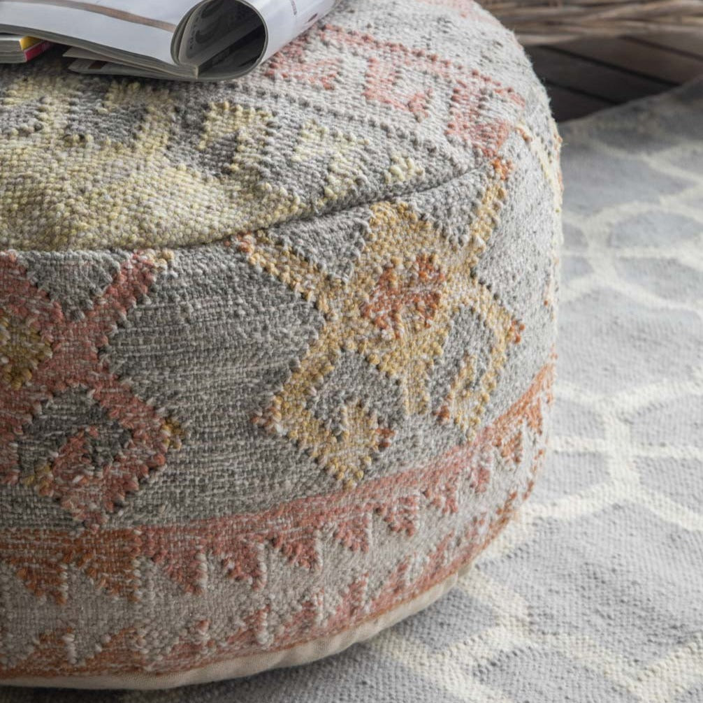 kilim pouffe