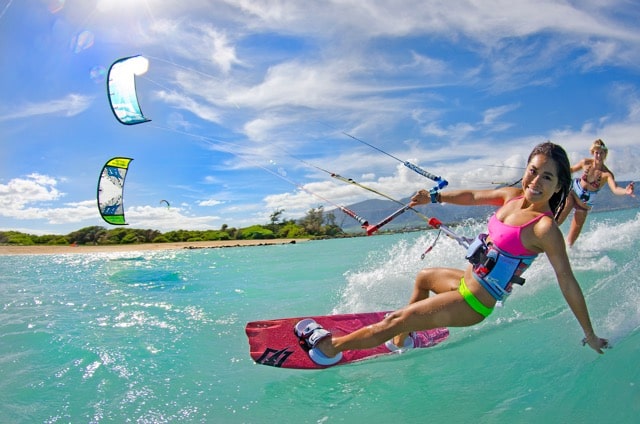 kite surfing lessons maui