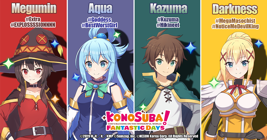 konosuba character names