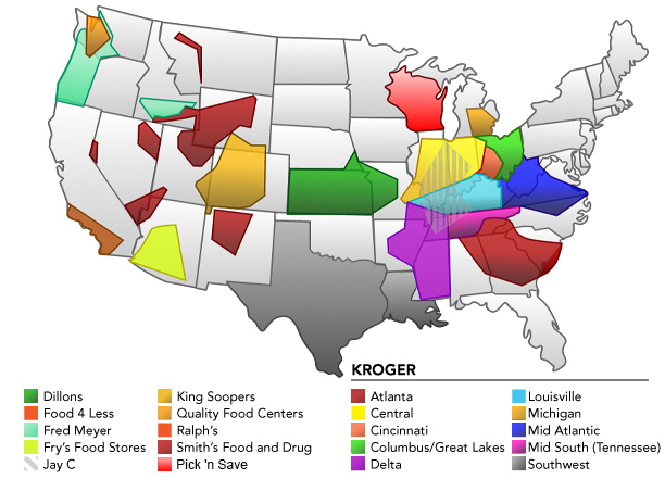 kroger locations in michigan map