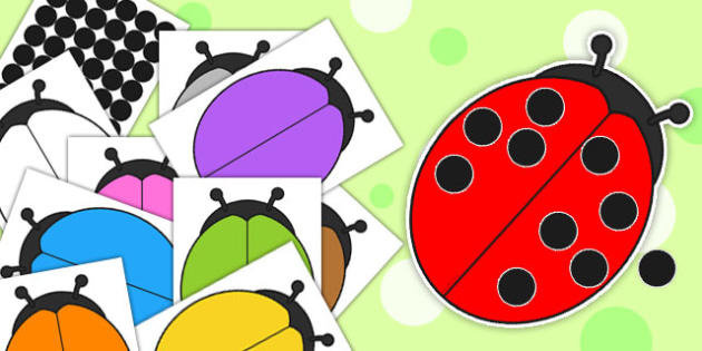 ladybug template without spots