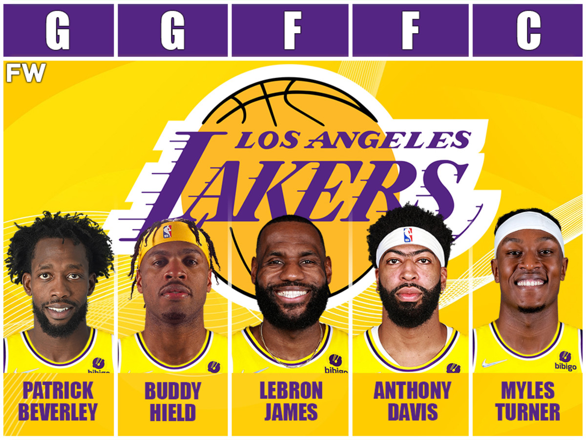 lakers starting lineup tonight