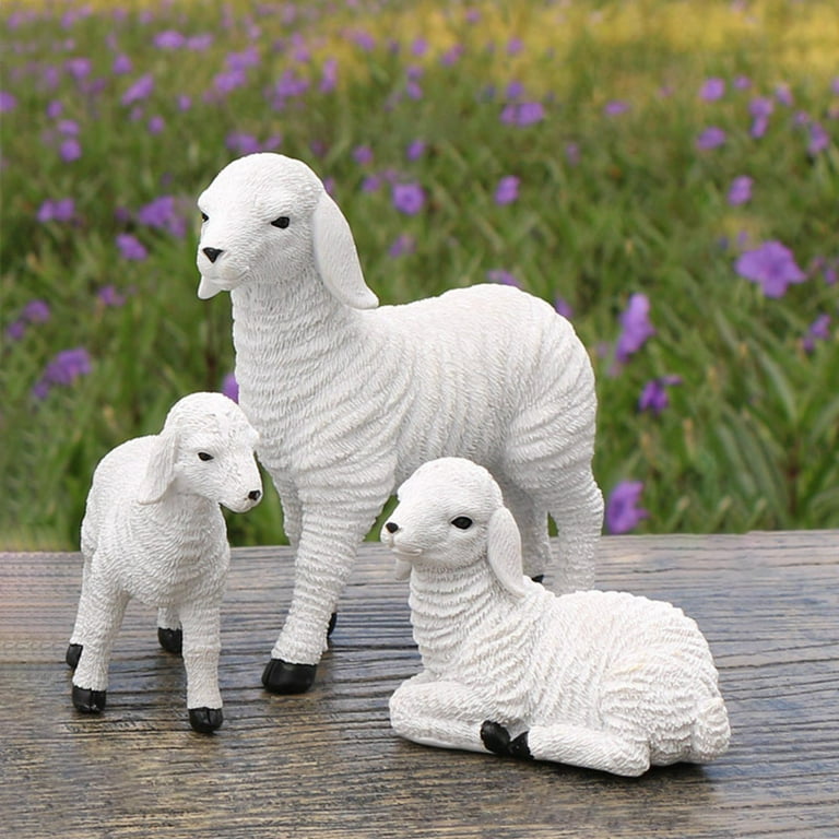 lamb garden ornament