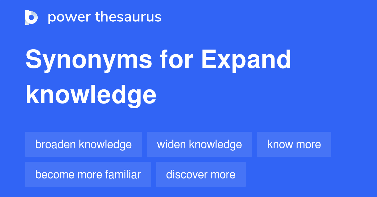learned experience synonym