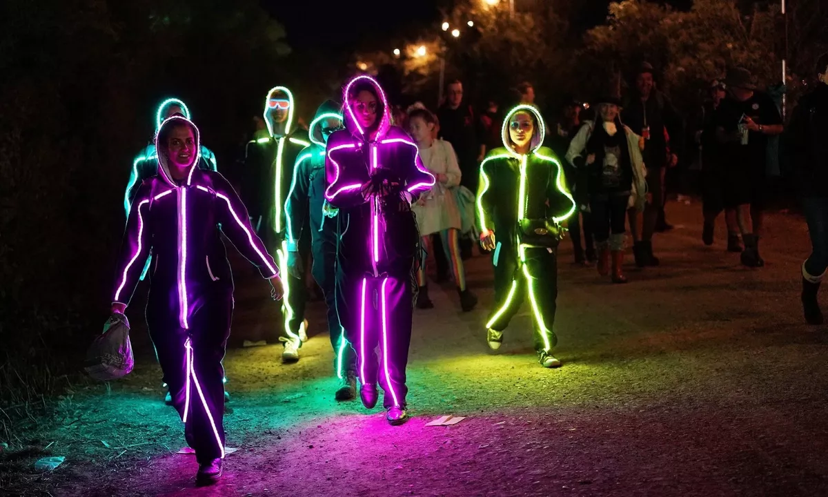 led light costume