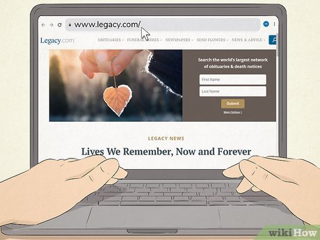 legacy com find an obituary for a specific person