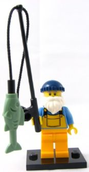 lego minifigures series 3 fisherman