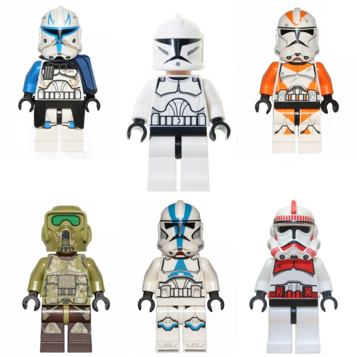 lego star wars clone troopers minifigures