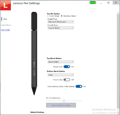 lenovo active pen 2 instructions