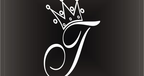 letter j with a crown on top