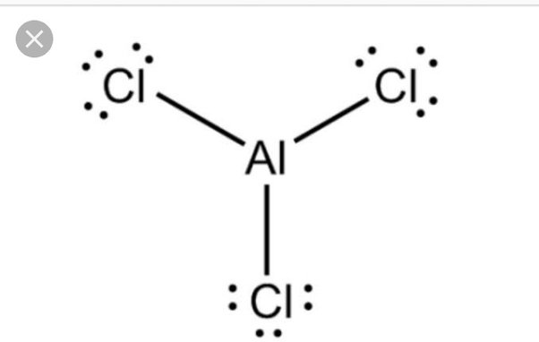 lewis dot structure for alcl3