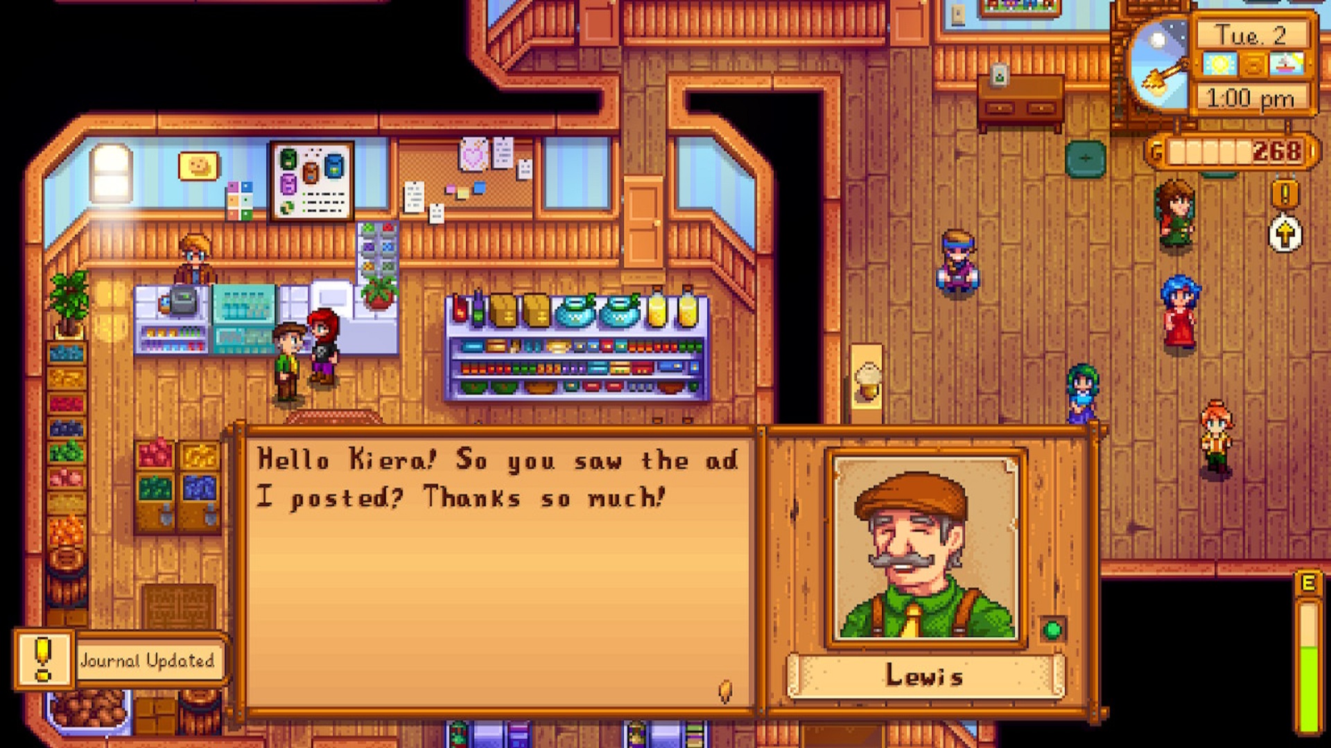 lewis stardew valley gifts