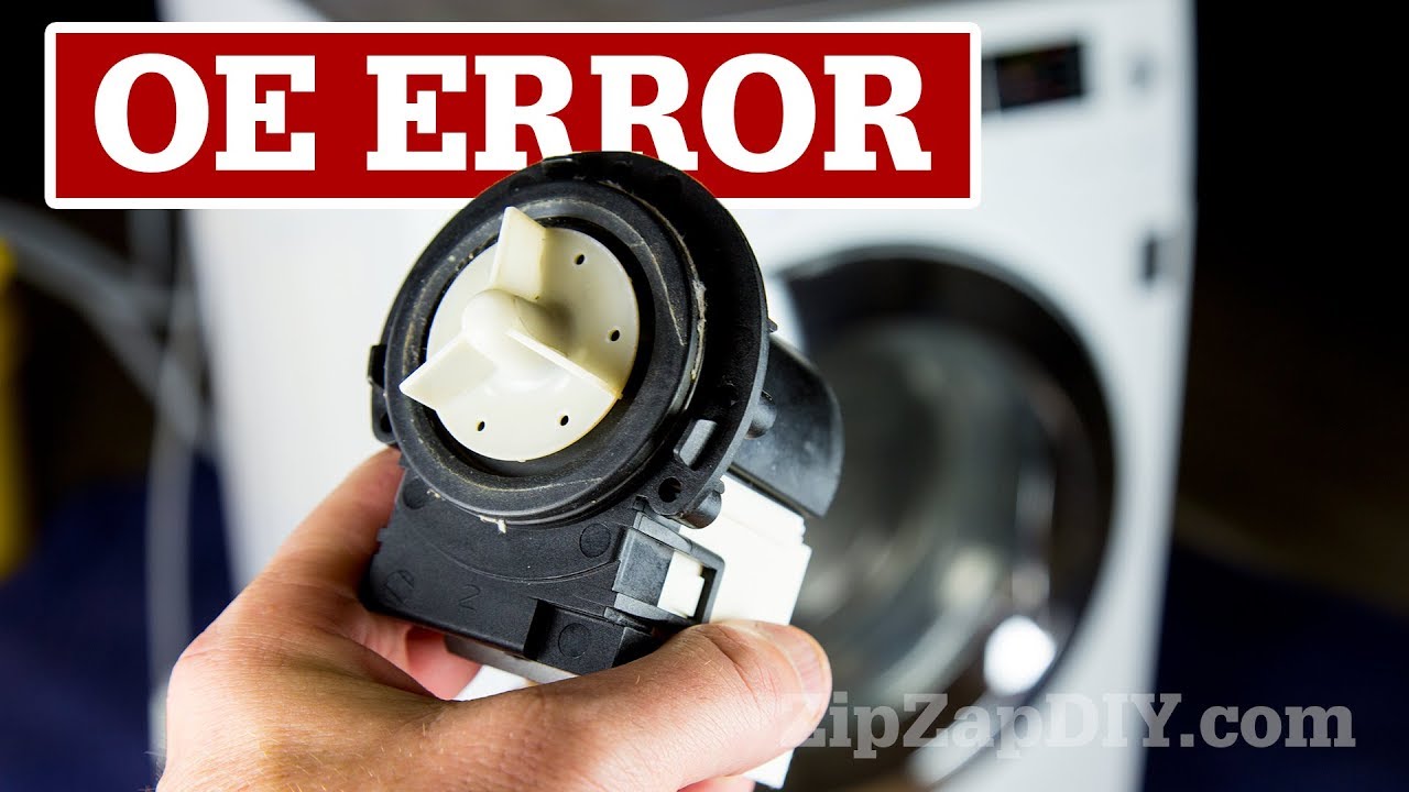 lg washing machine oe error