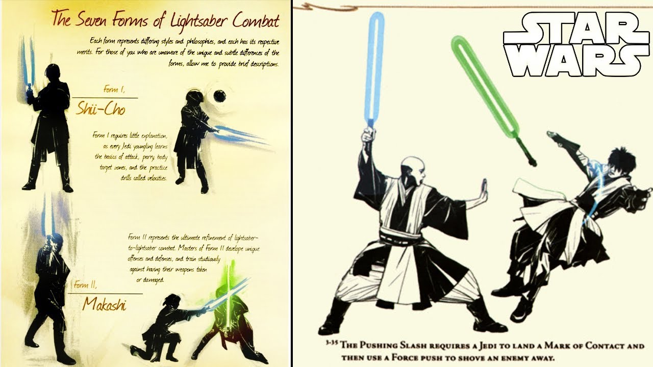 lightsaber combat forms