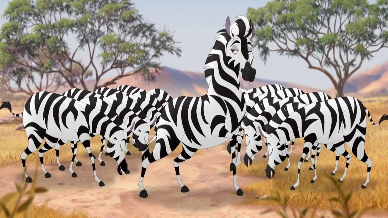 lion guard zebra